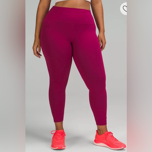 NWOT Lululemon InStill High-Rise Tight 25" Pomegranate - Picture 2 of 5